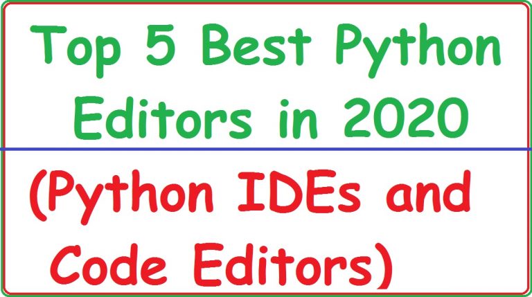 best code editor for python mac